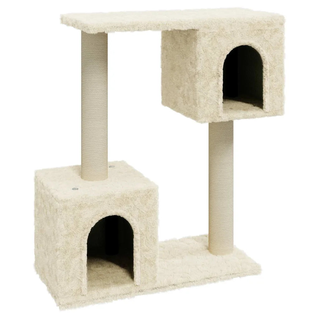 Albero per gatti con tiragraffi in sisal 55x22x60 cm
