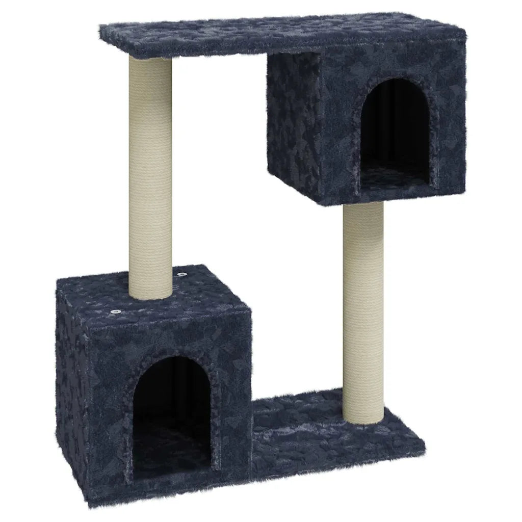 Albero per gatti con tiragraffi in sisal 55x22x60 cm