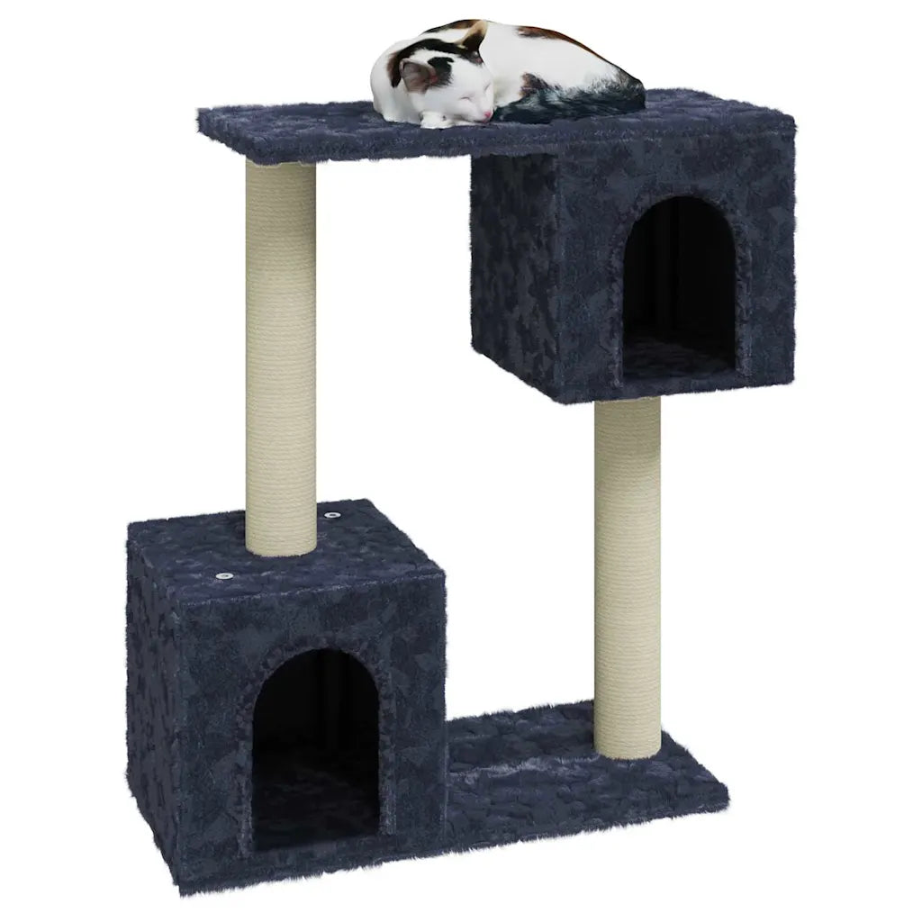 Albero per gatti con tiragraffi in sisal 55x22x60 cm