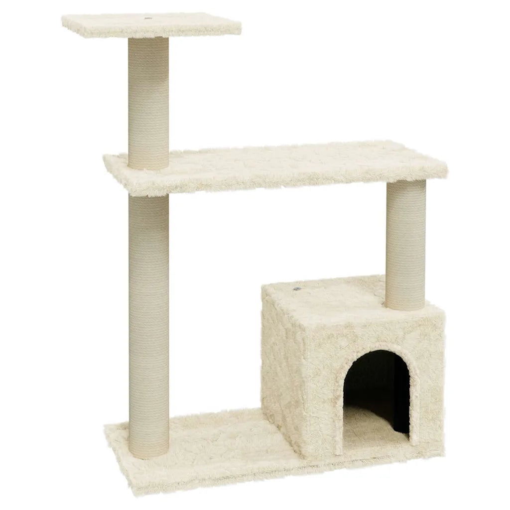 Albero per gatti con tiragraffi in sisal 70 cm
