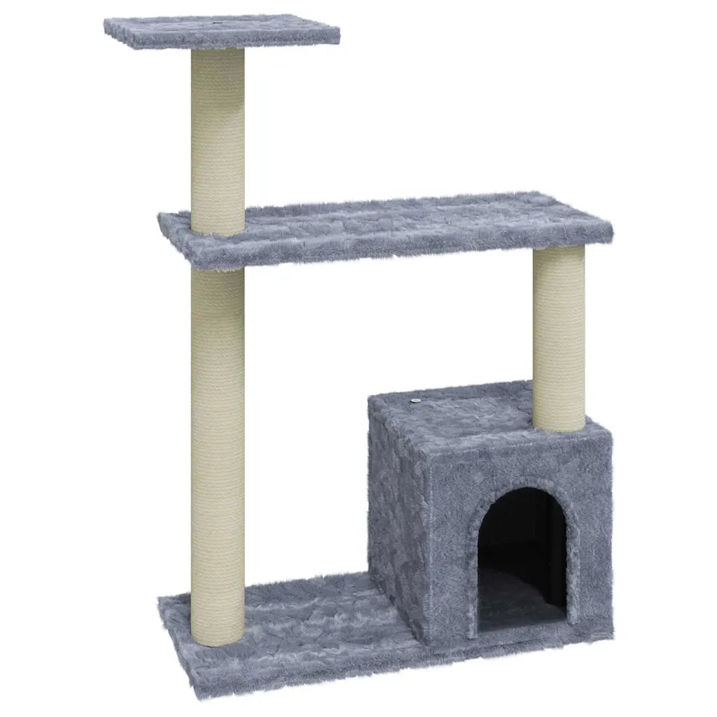 Albero per gatti con tiragraffi in sisal 70 cm
