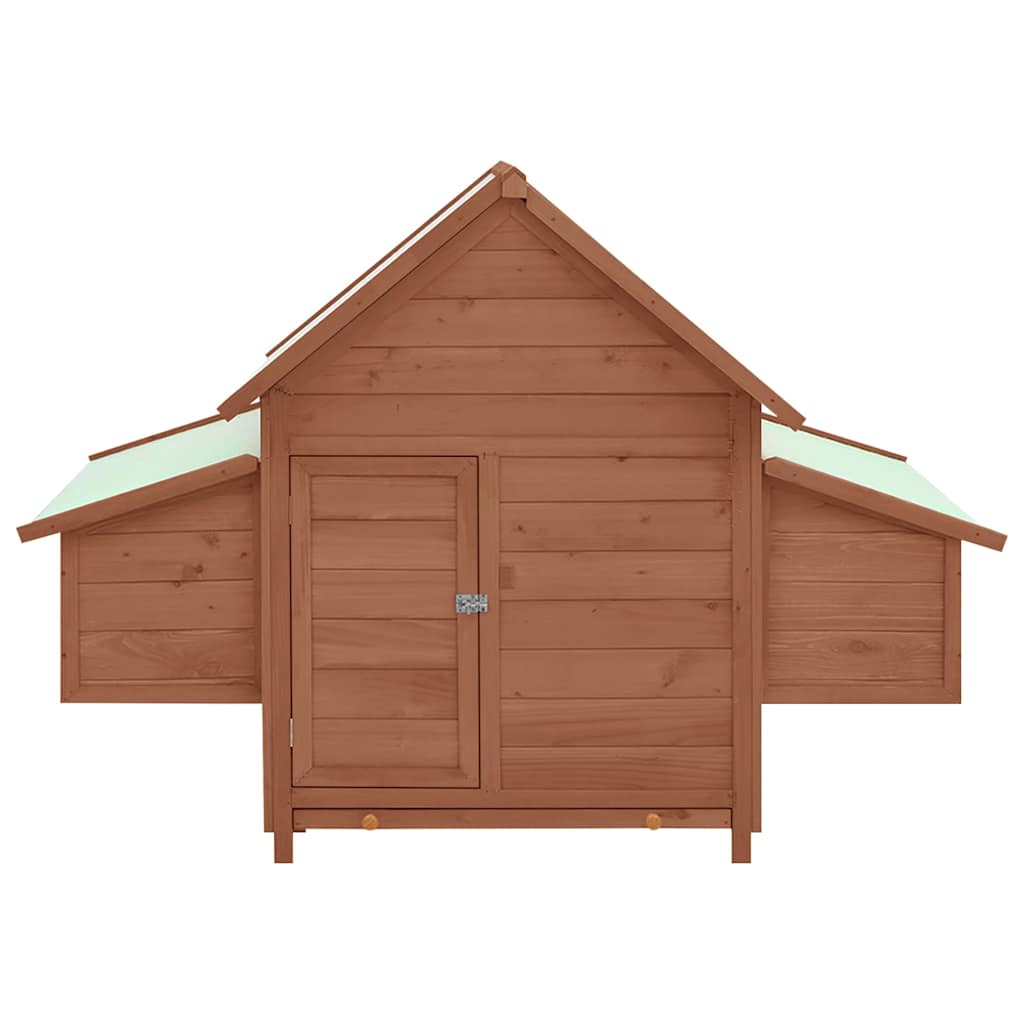 Pollaio 150x96x110 cm in Legno Massello di Abete