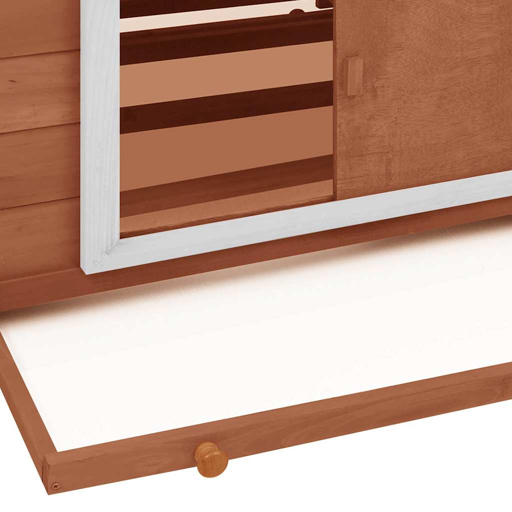 Pollaio 150x96x110 cm in Legno Massello di Abete