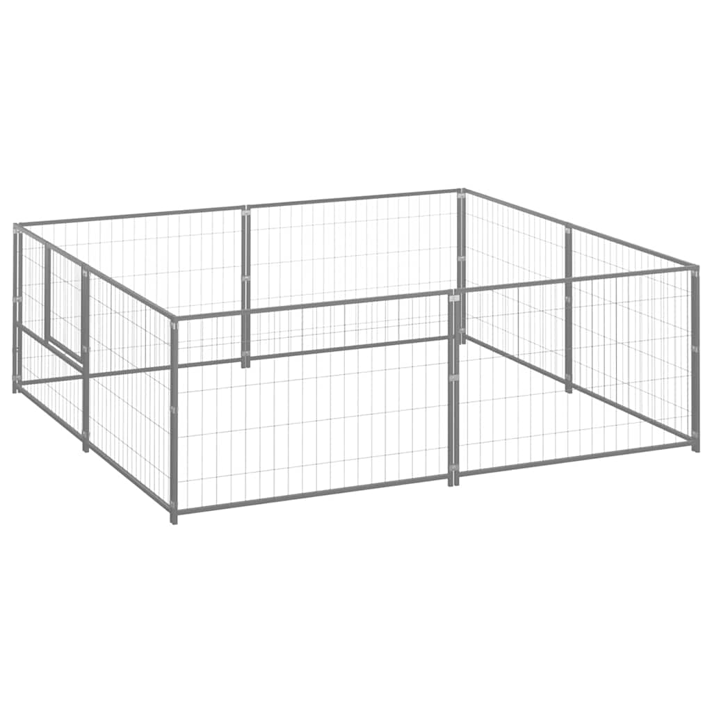 Gabbia per Cani 4 m² in Acciaio