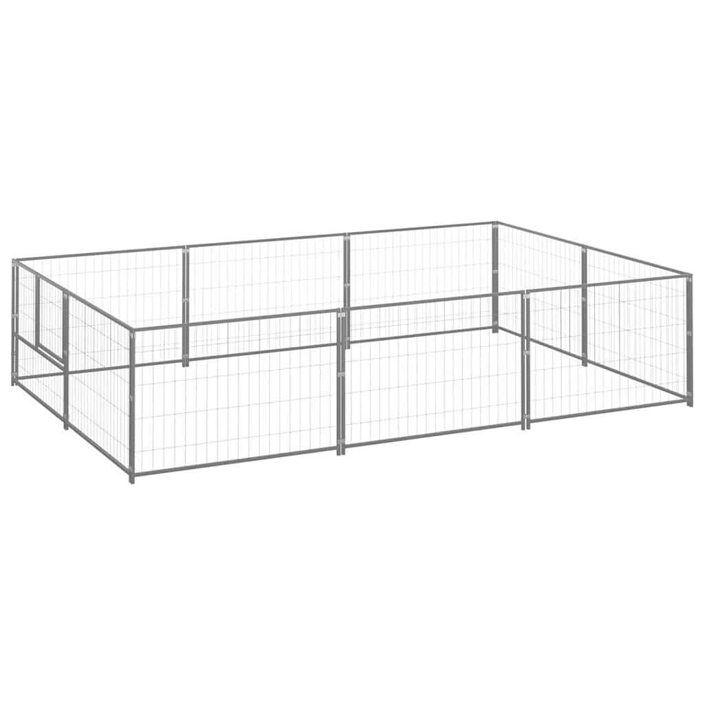 Gabbia per Cani 6 m² in Acciaio