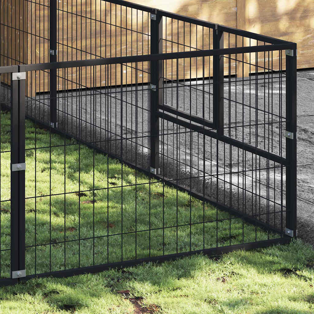 Gabbia per Cani 9 m² in Acciaio