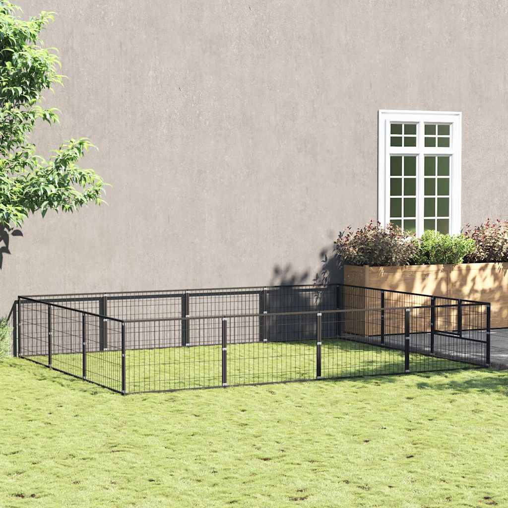 Gabbia per Cani 12 m² in Acciaio