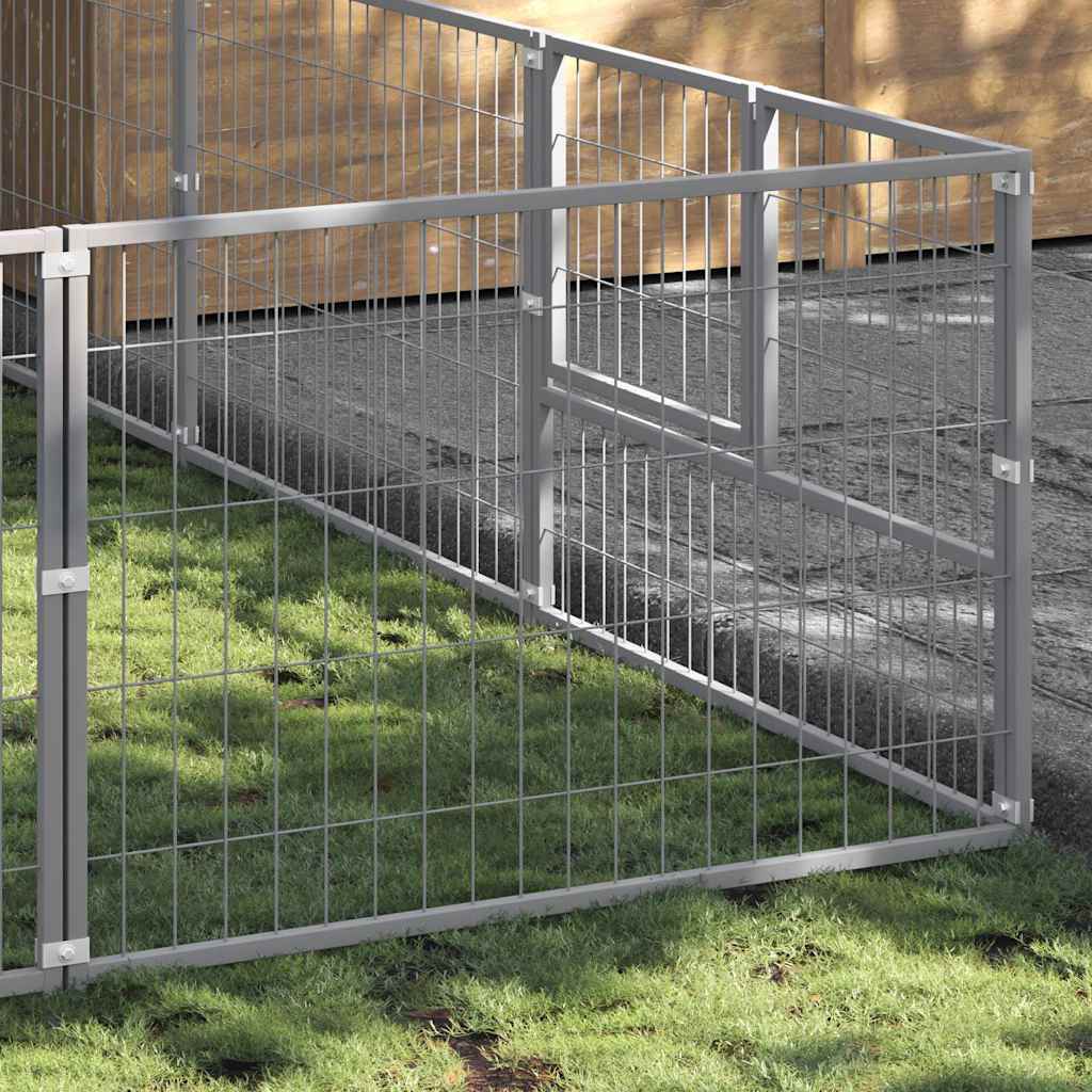 Gabbia per Cani 9 m² in Acciaio