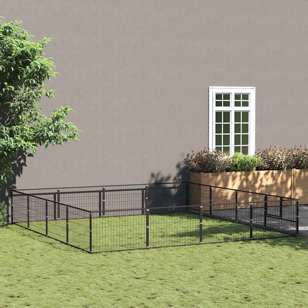 Gabbia per Cani 16 m² in Acciaio