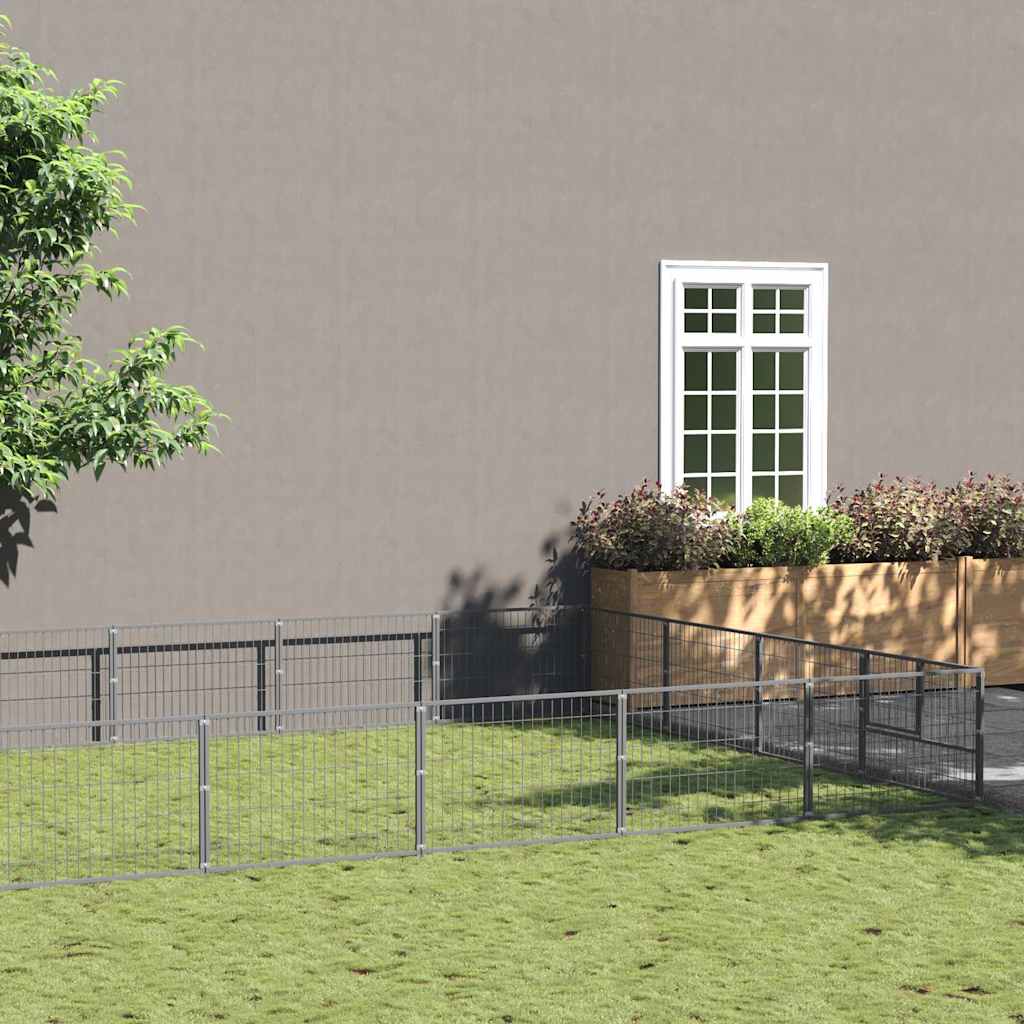Gabbia per Cani 20 m² in Acciaio