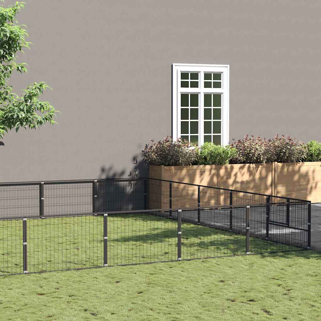 Gabbia per Cani 40 m² in Acciaio