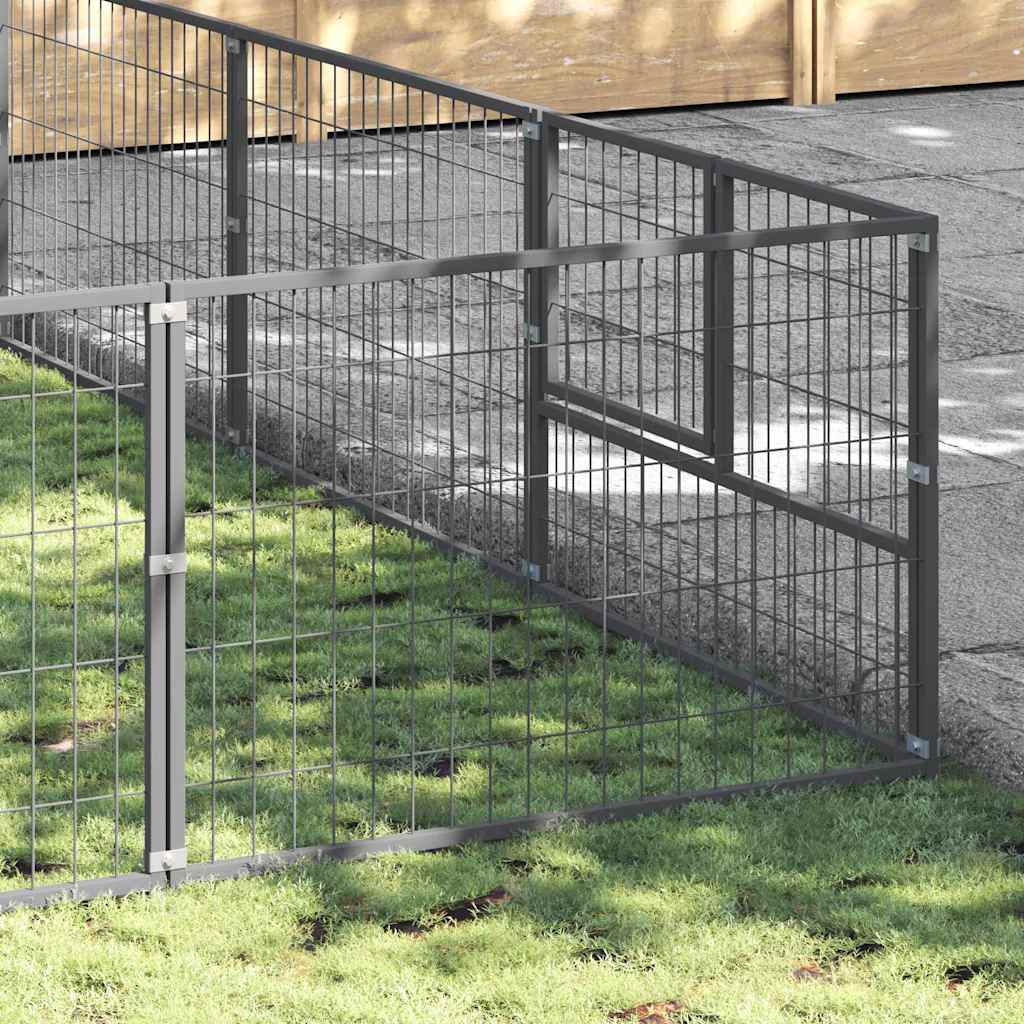 Gabbia per Cani 40 m² in Acciaio