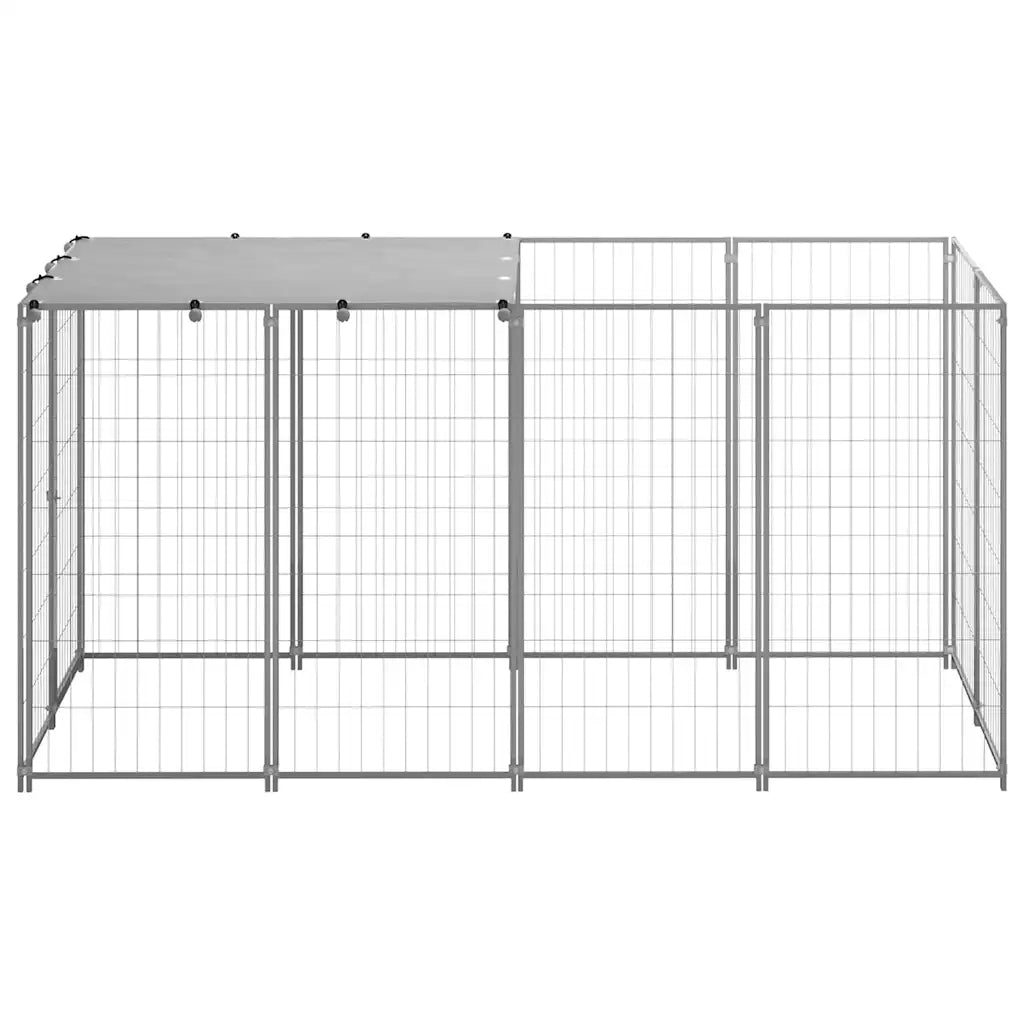 Gabbia per cani 220x110x110 cm in acciaio