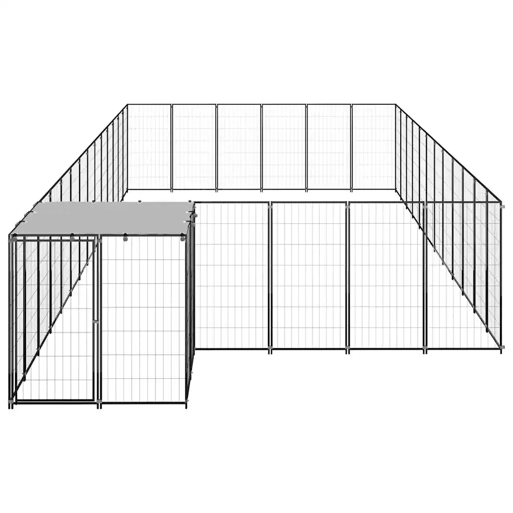 Gabbia per cani 770x330x110 cm in acciaio