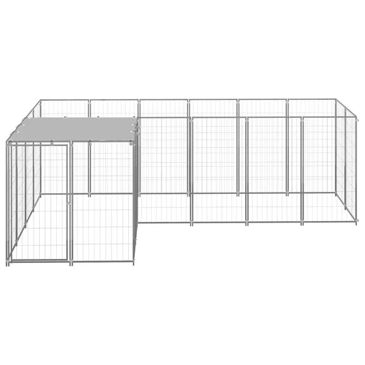 Gabbia per cani 4,84 m² in acciaio 220x330x110 cm