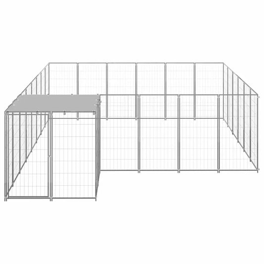 Gabbia per cani 12,1 m² in acciaio 440x330x110 cm
