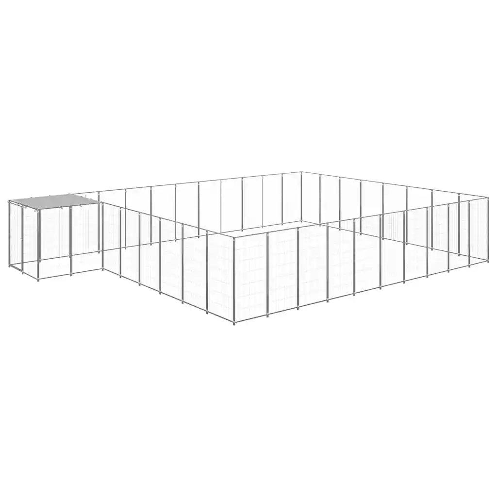 Gabbia per cani 660x440x110 cm in acciaio