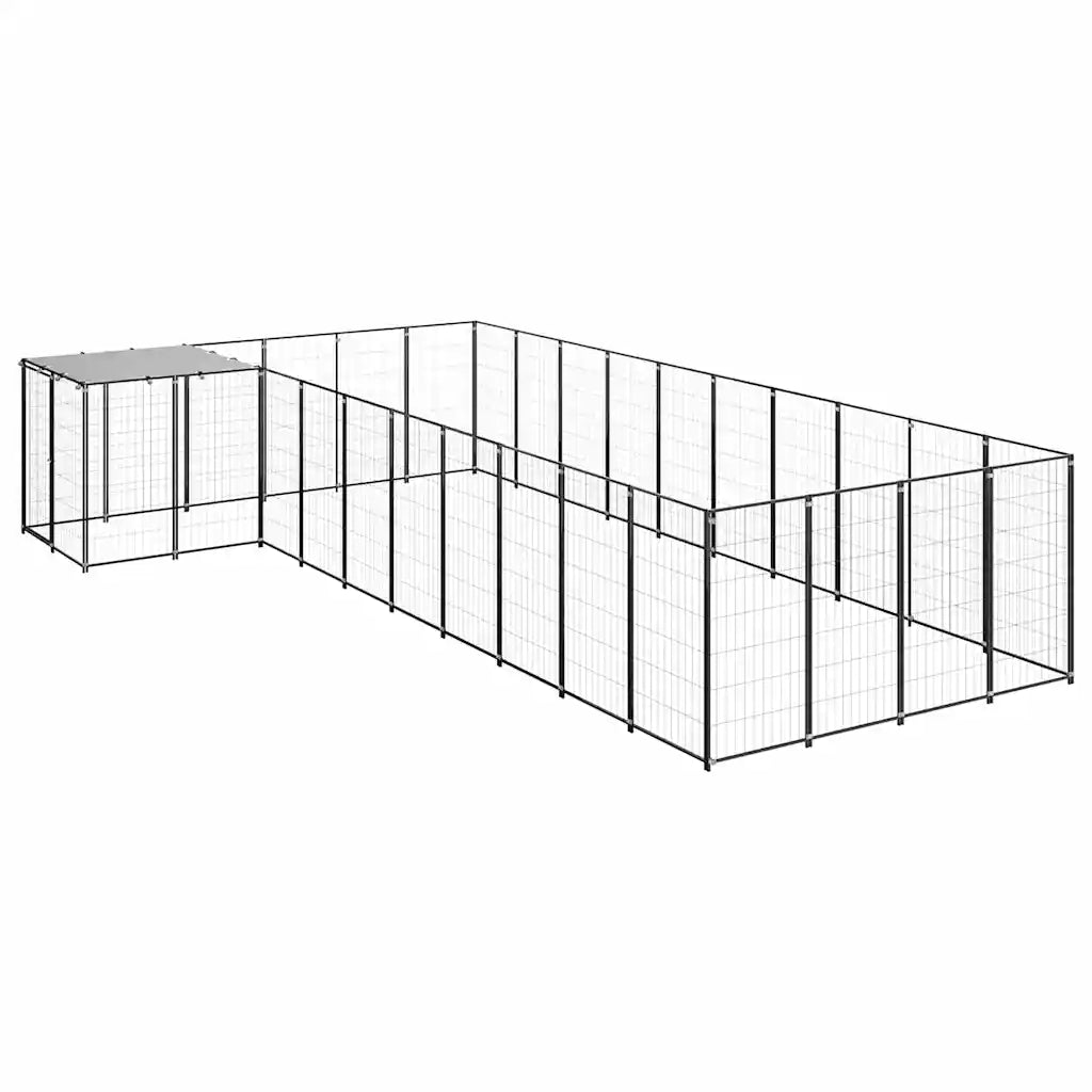 Gabbia per cani in acciaio 330x550x110 cm