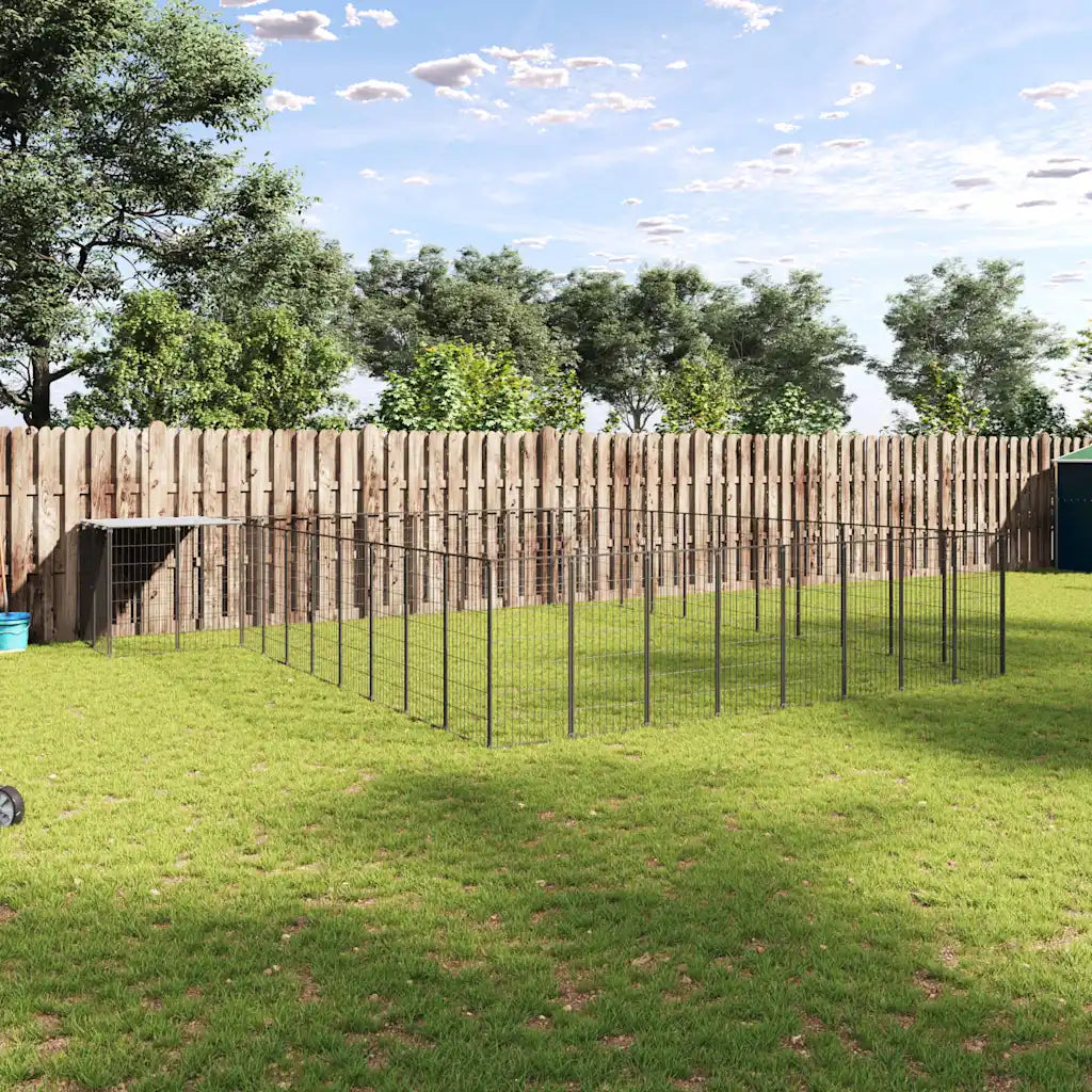 Gabbia per cani 660x440x110 cm in acciaio