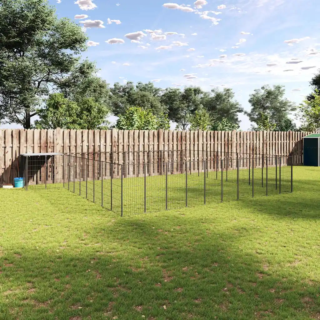 Gabbia per cani 660x550x110 cm in acciaio