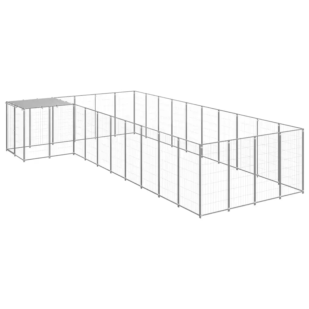 Gabbia per cani in acciaio 330x550x110 cm