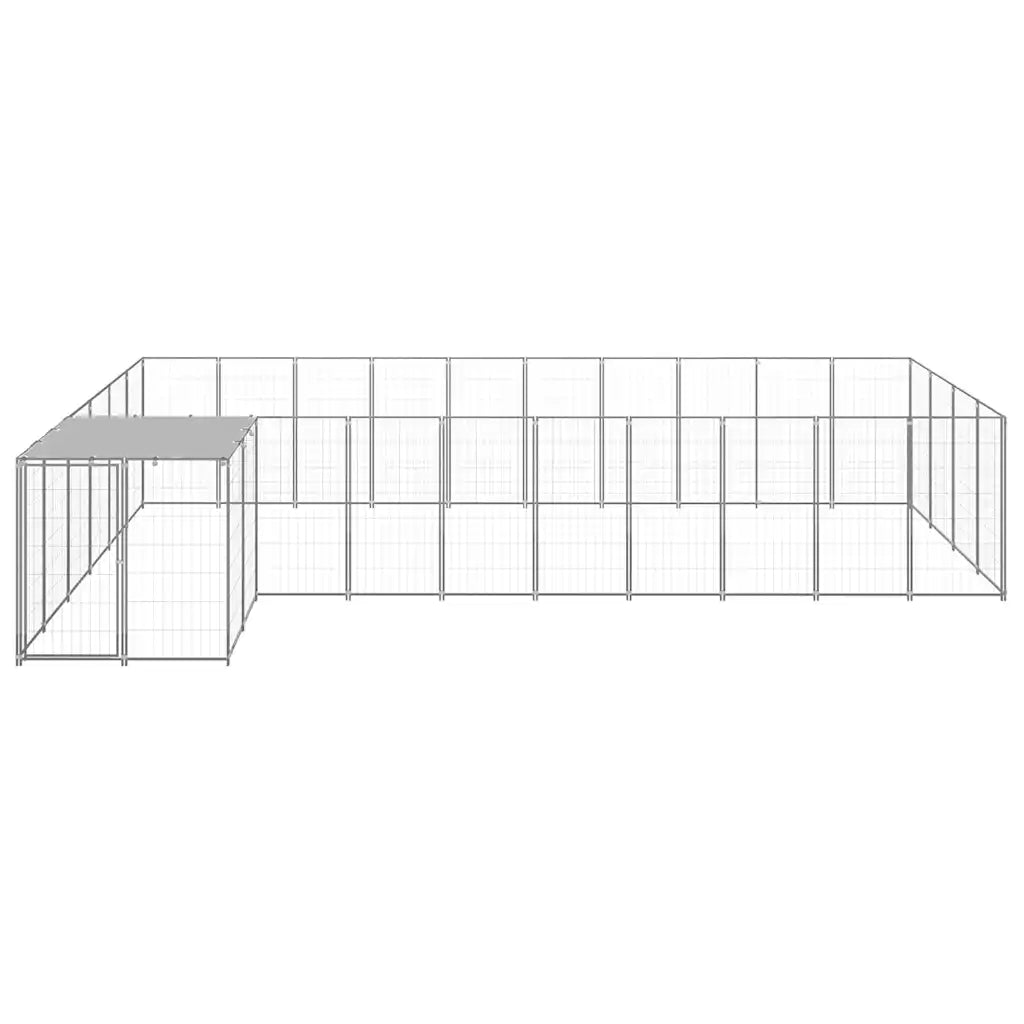 Gabbia per cani in acciaio 330x550x110 cm
