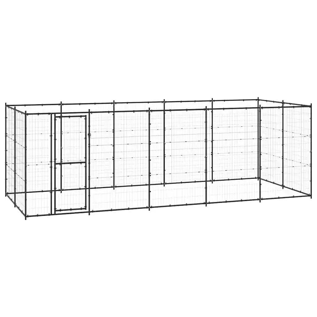 Gabbia per cani da esterno in acciaio zincato 550x220x180 cm