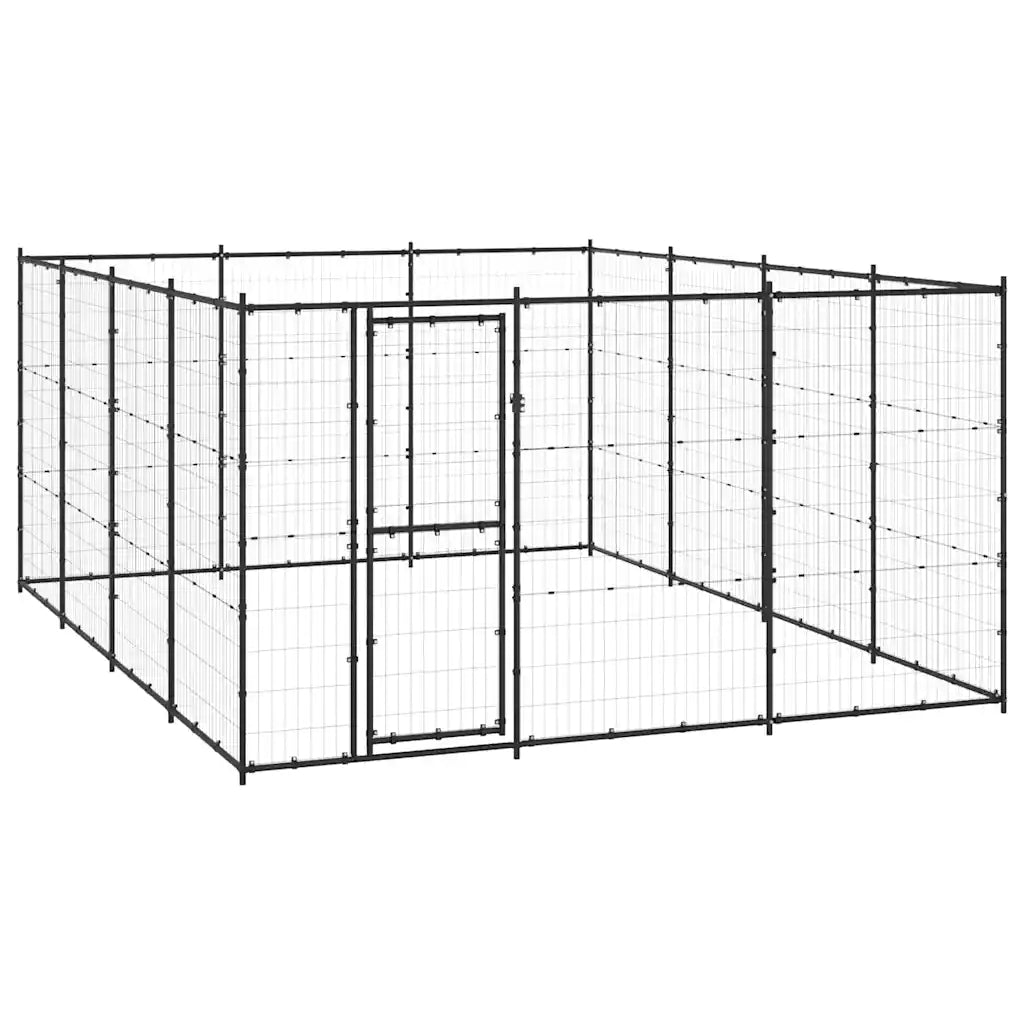 Gabbia per cani da esterno in acciaio zincato 330x440x180 cm