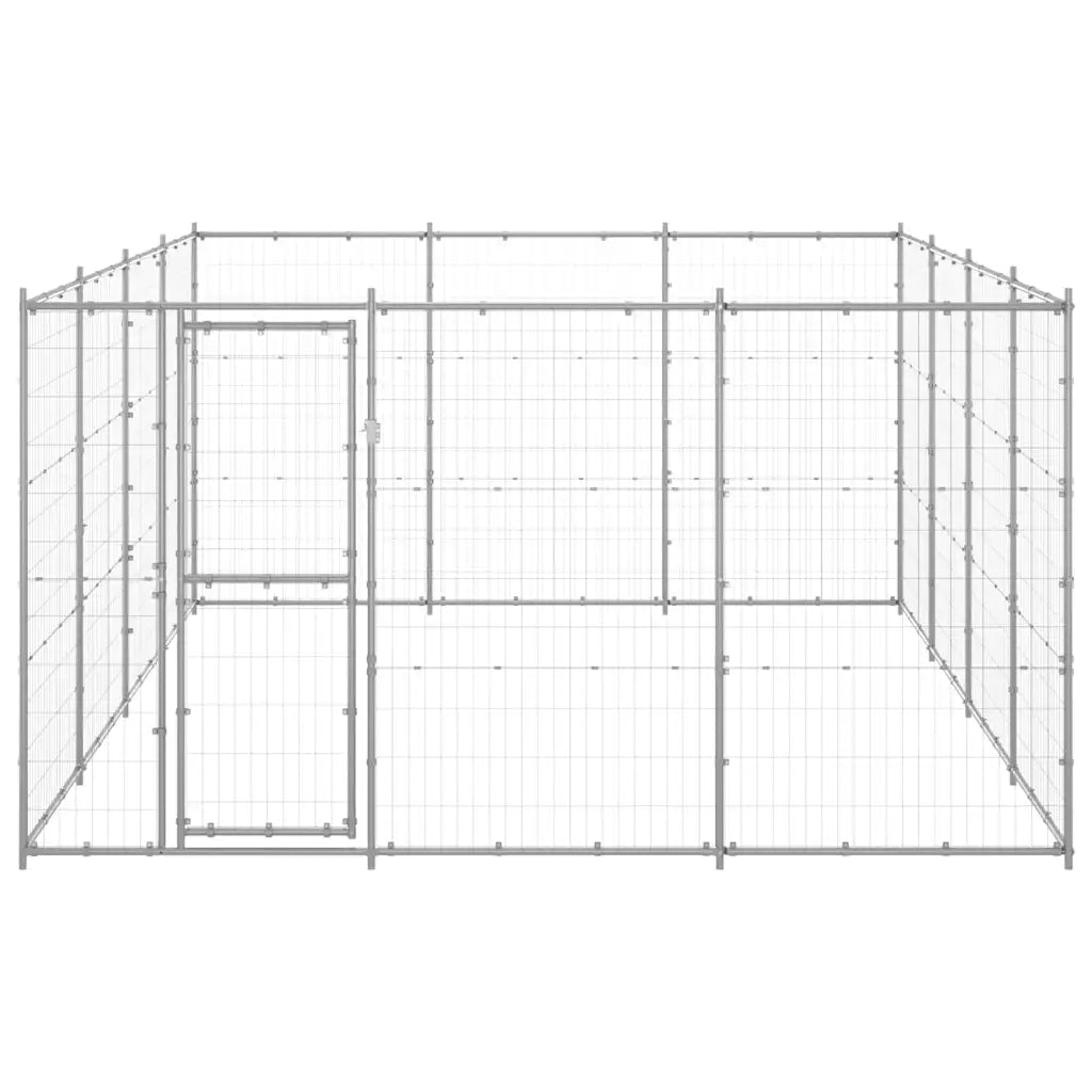 Gabbia per cani da esterno in acciaio zincato 330x440x180 cm