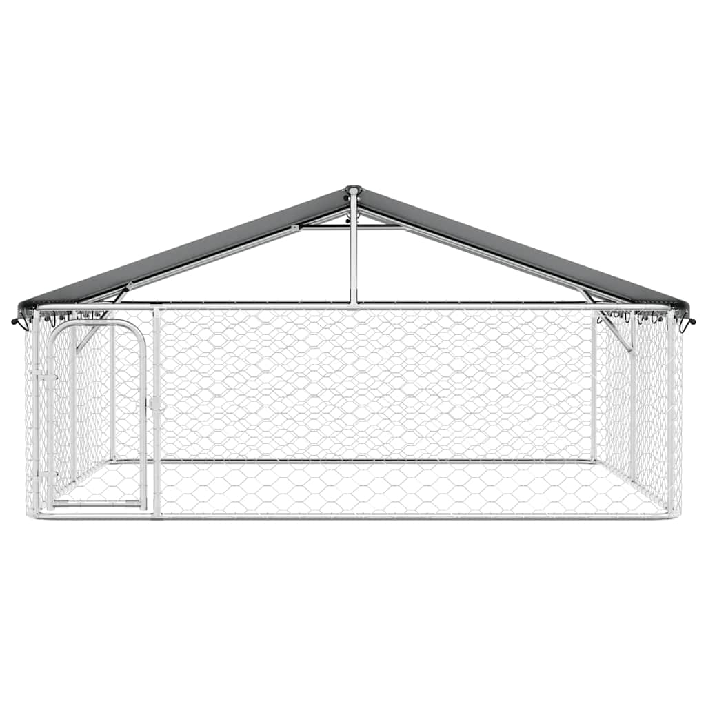 Gabbia per Cani da Esterno con Tetto 300x300x150 cm