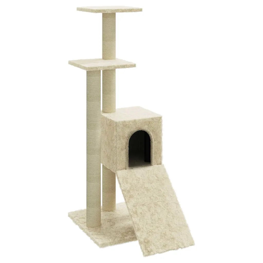 Albero per gatti con tiragraffi in sisal 35x54x92 cm