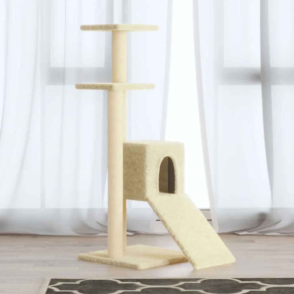 Albero per gatti con tiragraffi in sisal 35x54x92 cm