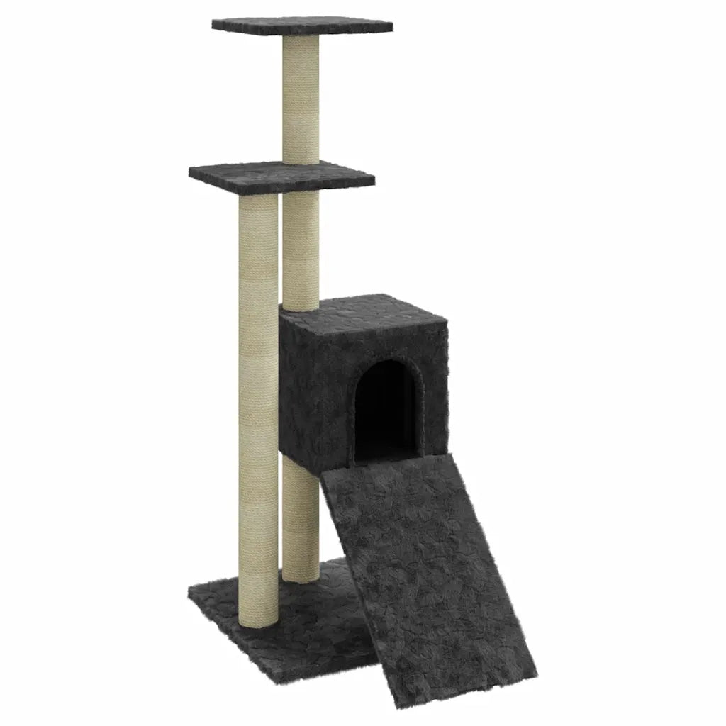 Albero per gatti con tiragraffi in sisal 35x54x92 cm