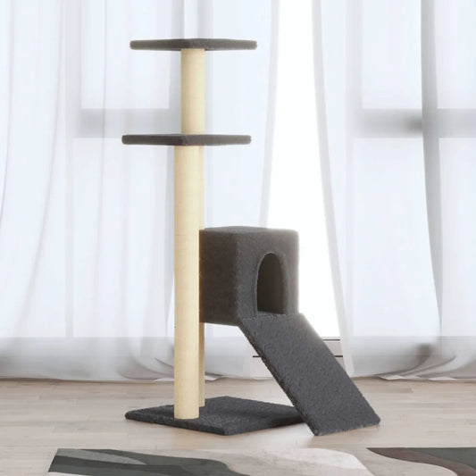 Albero per gatti con tiragraffi in sisal 35x54x92 cm