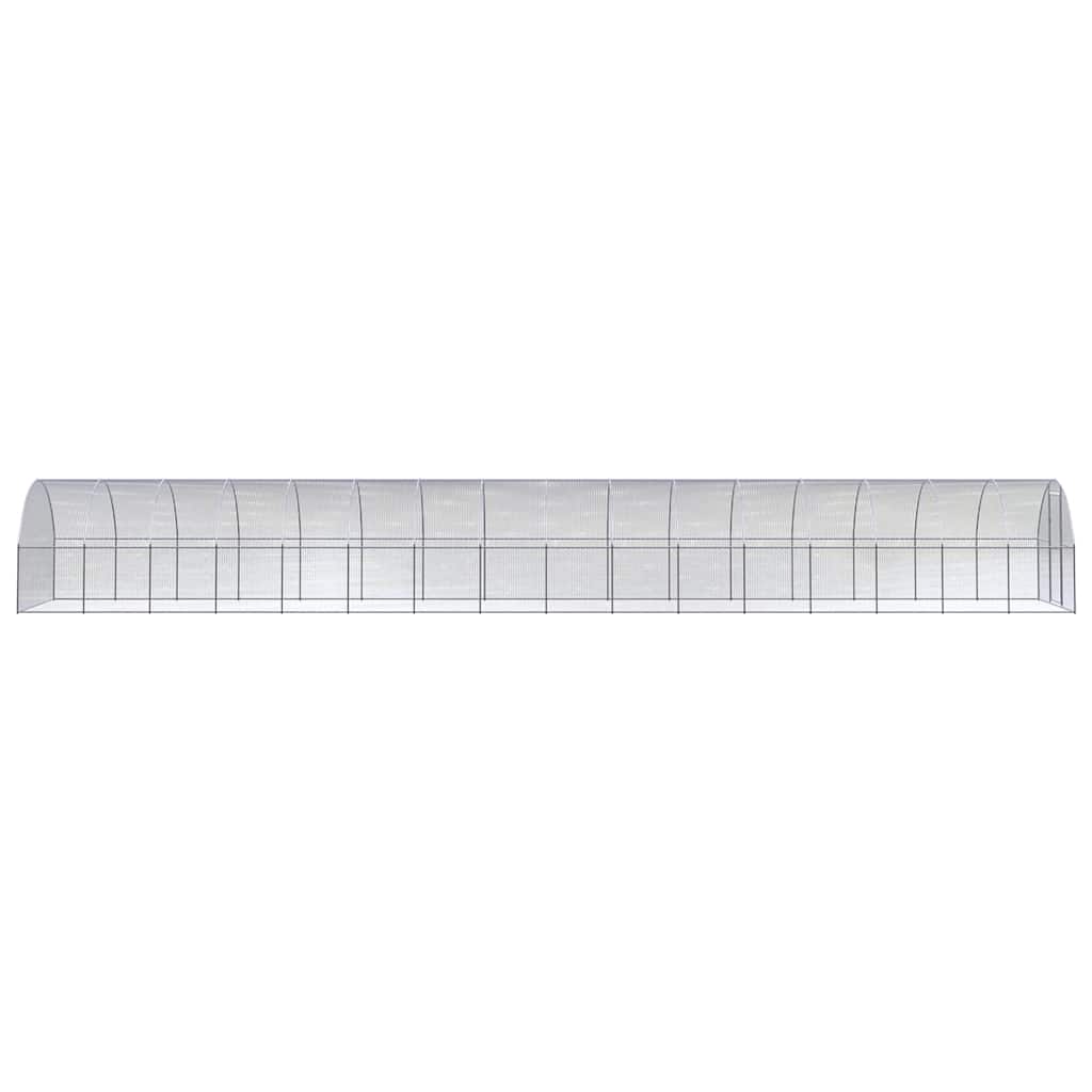 Gabbia per Polli da Esterno 3x16x2 m in Acciaio Zincato