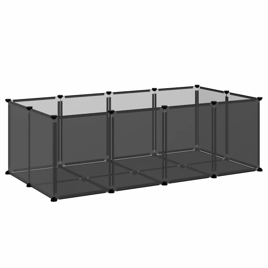 Gabbia per piccoli animali 144x74x46,5 cm in PP e acciaio