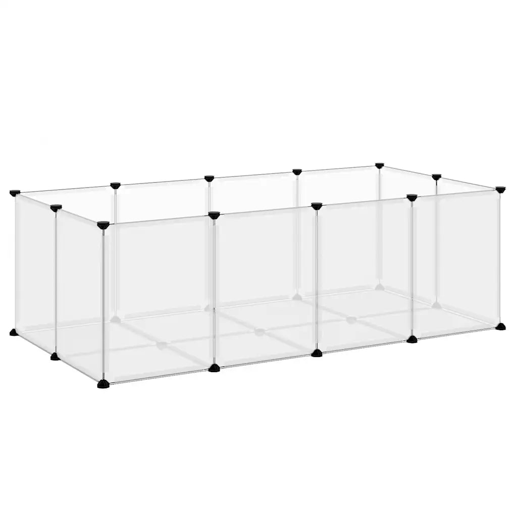 Gabbia per piccoli animali 144x74x46,5 cm in PP e acciaio