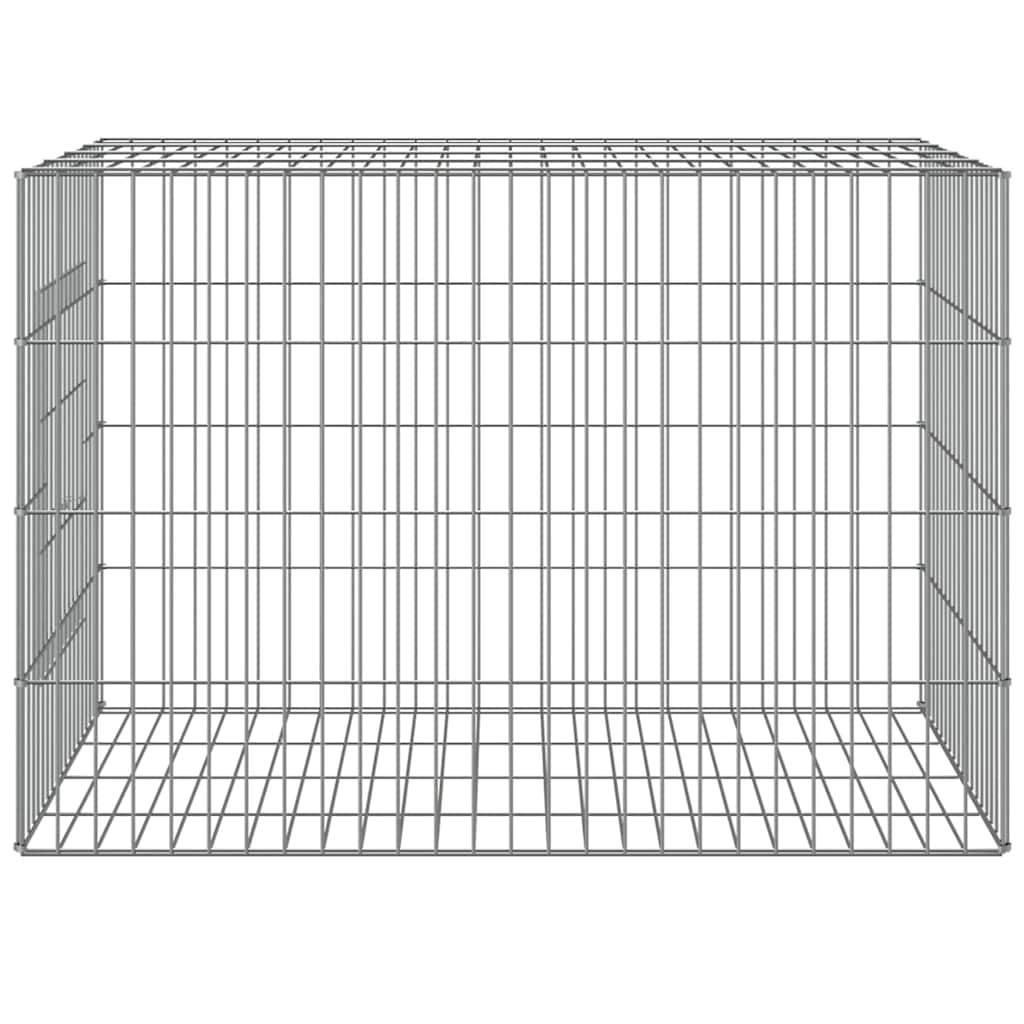 Conigliera 78x54x54 cm Ferro Zincato