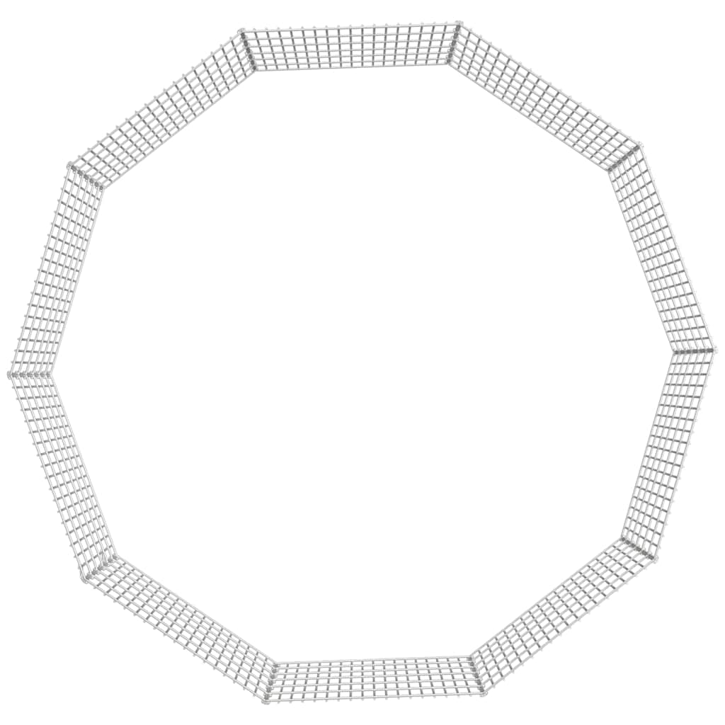Recinto per Animali Ruspante 10 Pannelli 54x60 cm Ferro Zincato