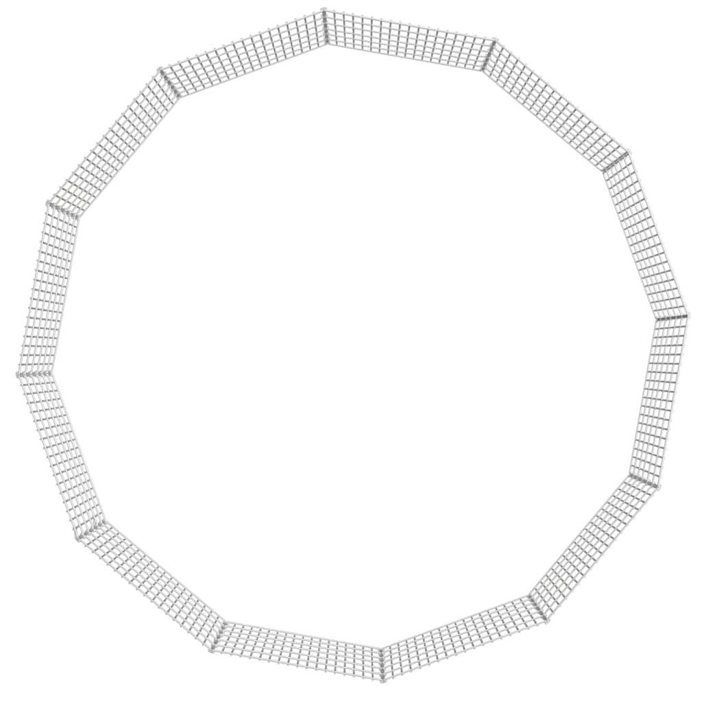 Recinto per Animali Ruspante 12 Pannelli 54x60 cm Ferro Zincato