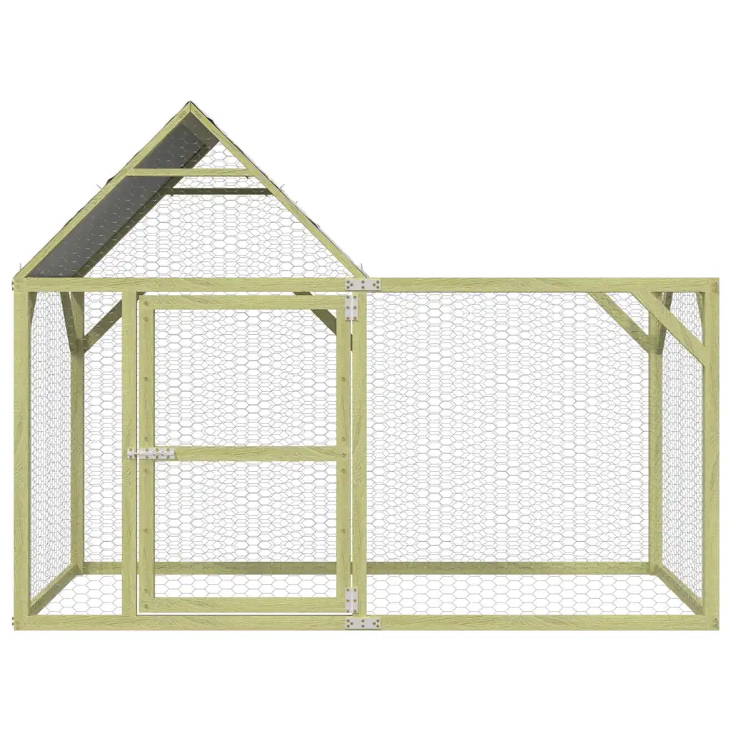 Gabbia per cani da esterno con tetto 200x100x150 cm