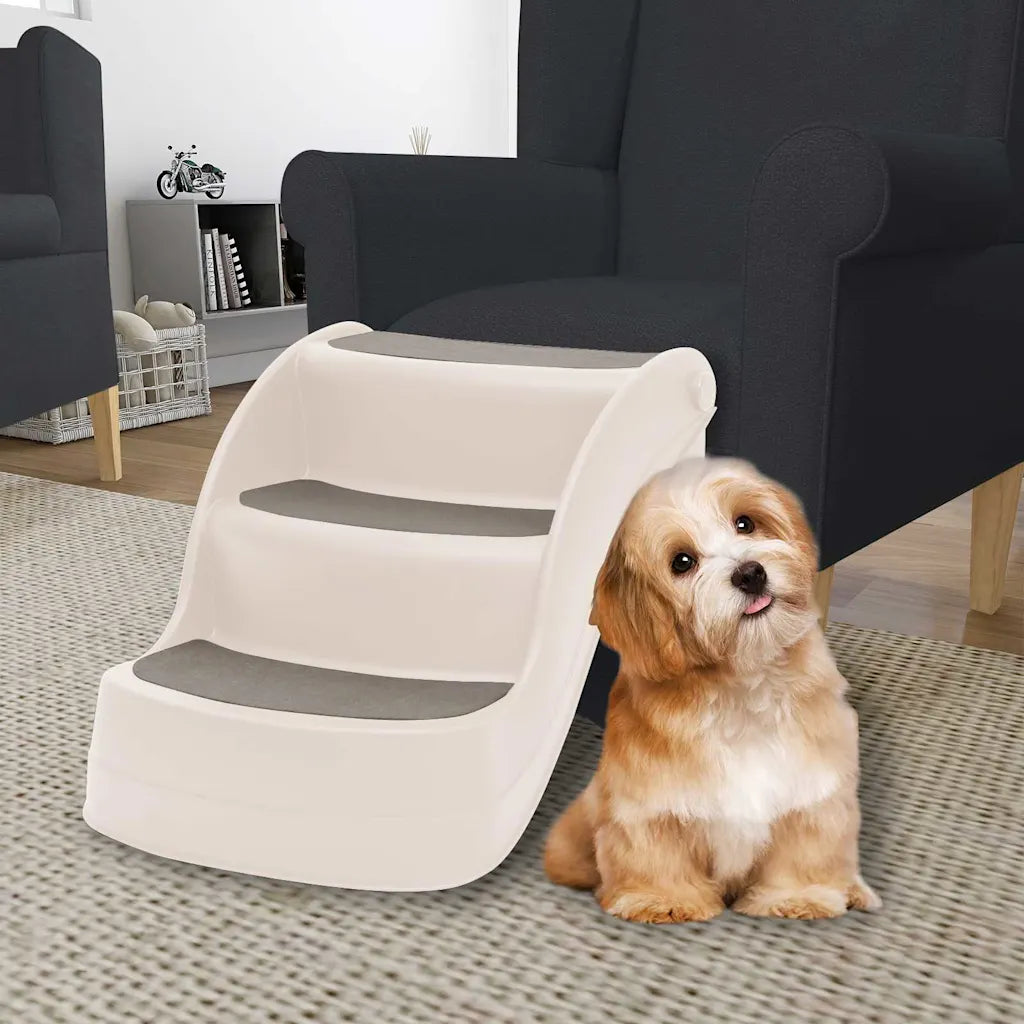 Scala per cani pieghevole con 3 gradini 38x50x38 cm