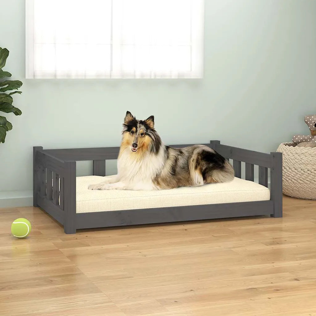 Cuccia per cani 95,5x65,5x28 cm, legno pino, multicolore