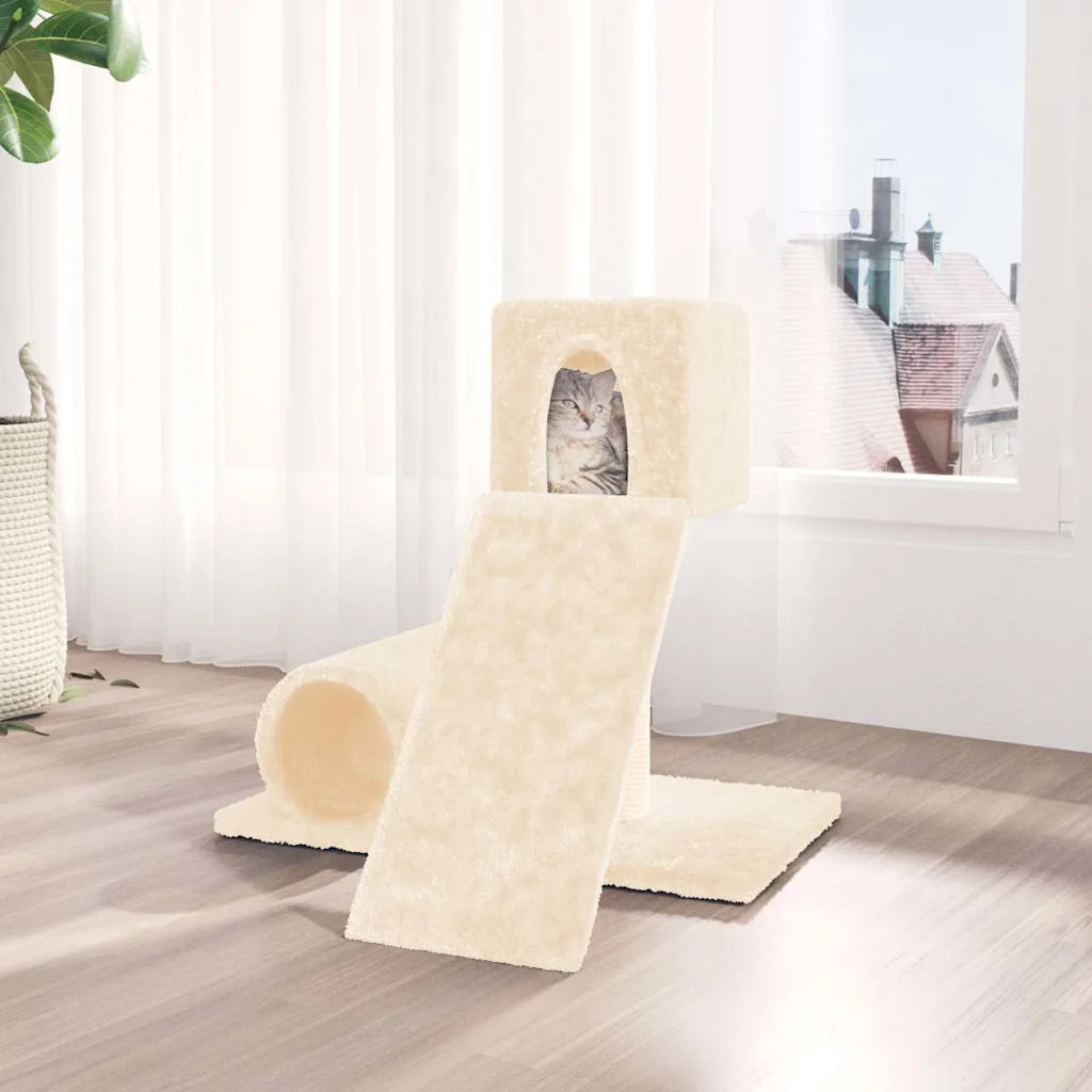 Albero per gatti con tiragraffi in sisal 61x61x59 cm