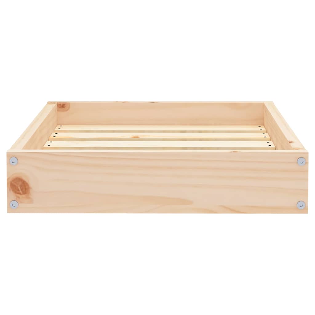 Cuccia per Cani 51,5x44x9 cm in Legno Massello di Pino