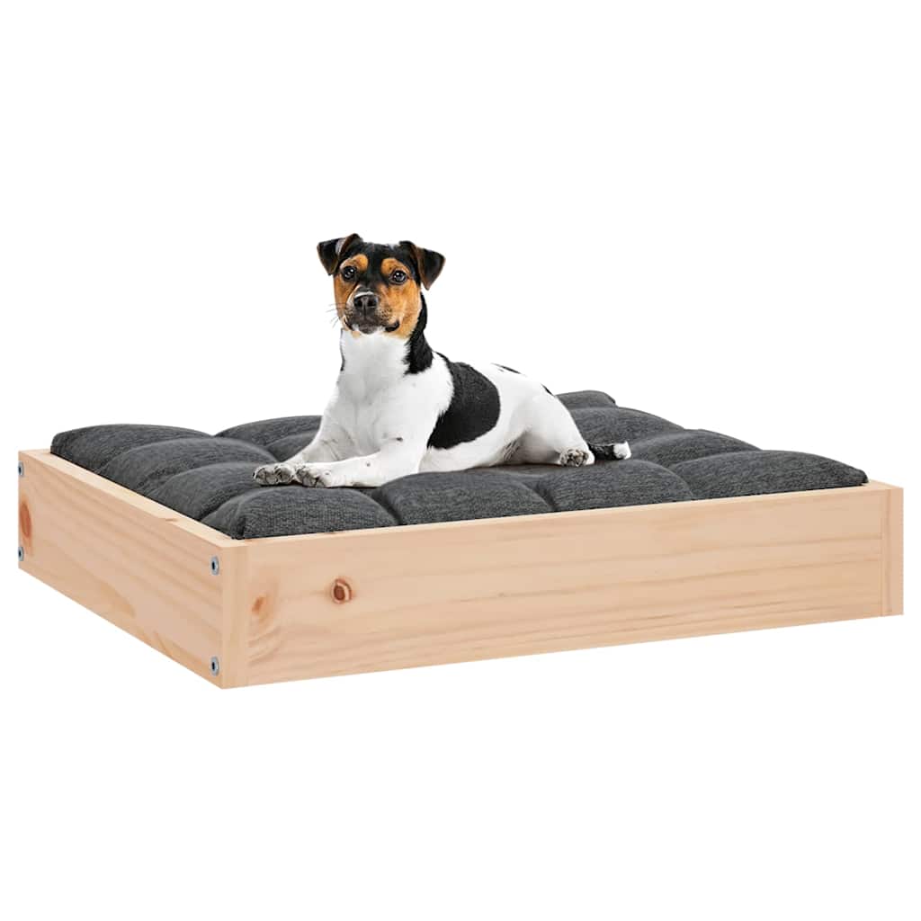 Cuccia per Cani 51,5x44x9 cm in Legno Massello di Pino