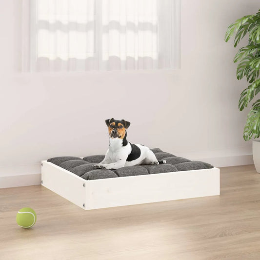 Cuccia per cani in legno massello di pino 51,5x44x9 cm