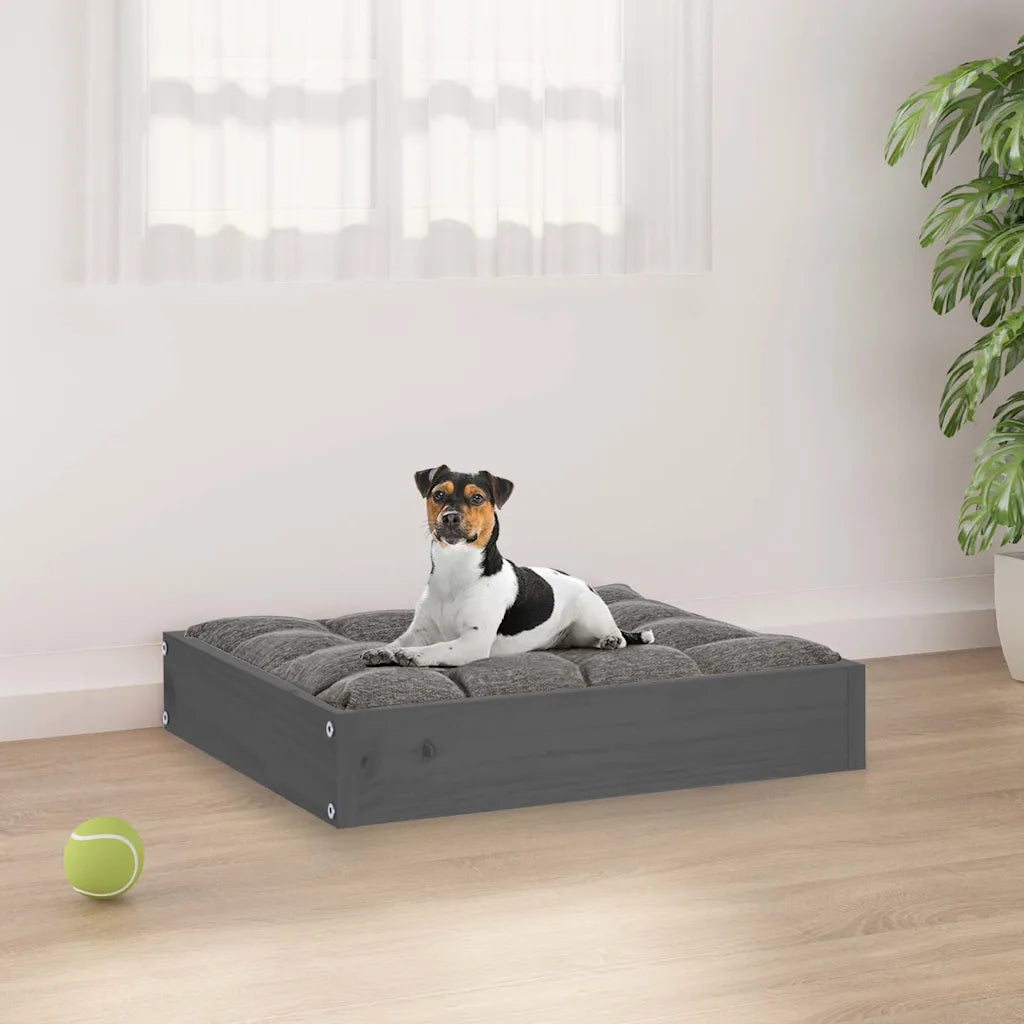 Cuccia per cani in legno massello di pino 51,5x44x9 cm