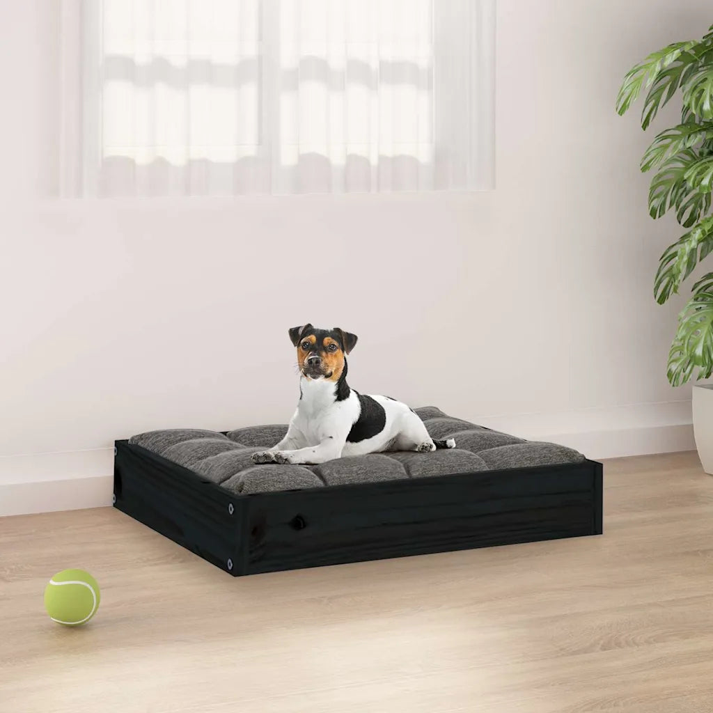 Cuccia per cani in legno massello di pino 51,5x44x9 cm