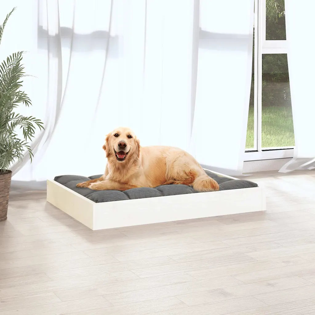 Cuccia per cani 71,5x54x9 cm in legno massello di pino